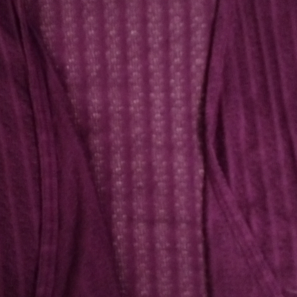 Liz Claiborne Deep Purple Open Weave Sweater 🍇🍆👾 - Picture 4 of 8